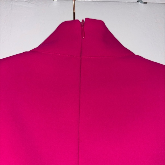 Zara Vibrant Pink High Neck Dress - Picture 5 of 6